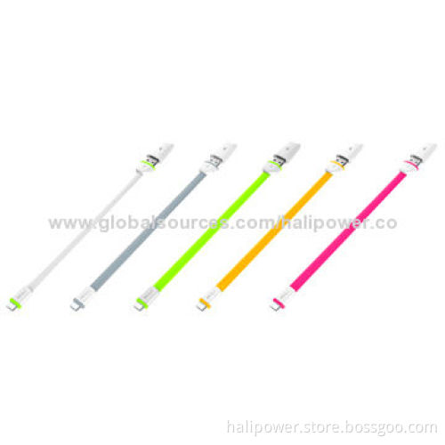 Colorful Micro USB Cables, Made of PVC MaterialNew